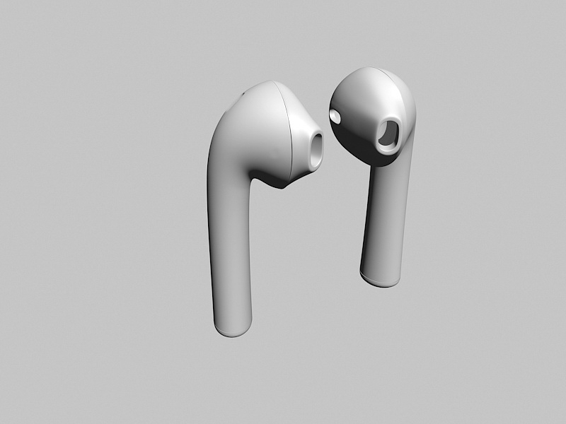Bluetooth Earbuds 3d model download — 3D model download
