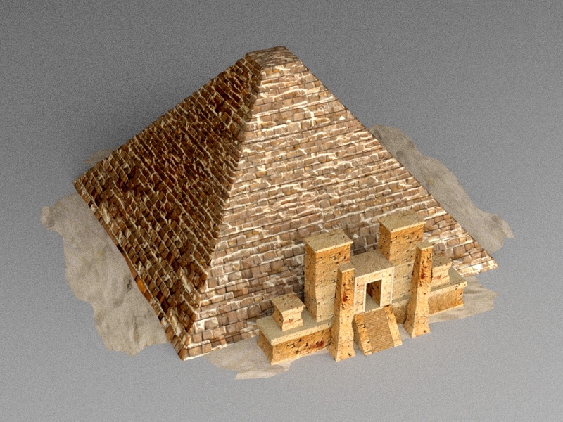 Ancient Egyptian Pyramids 3d model download — 3D model download