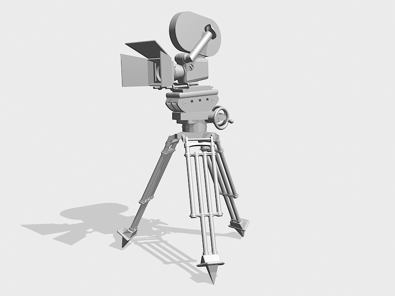Professional Camera Tripod 3d model download — 3D model download