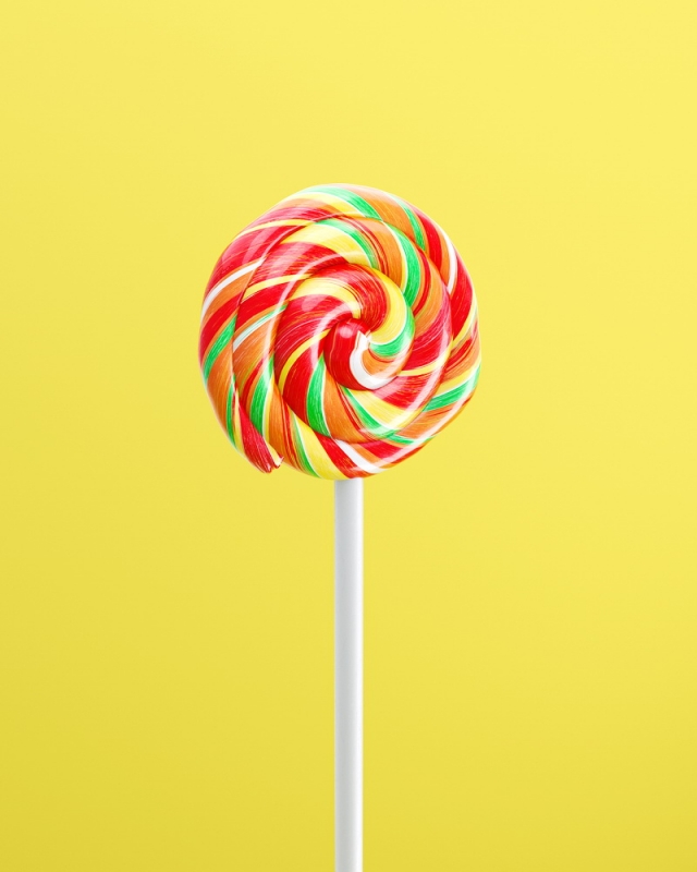 Rainbow Lollipop 3d model download — 3D model download
