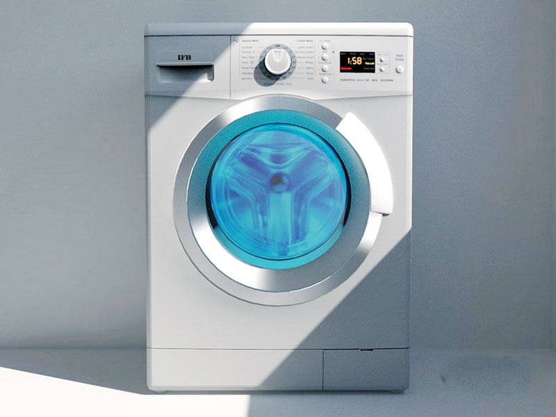 6Kg Front Loading Washing Machine 3d model download — 3D model download