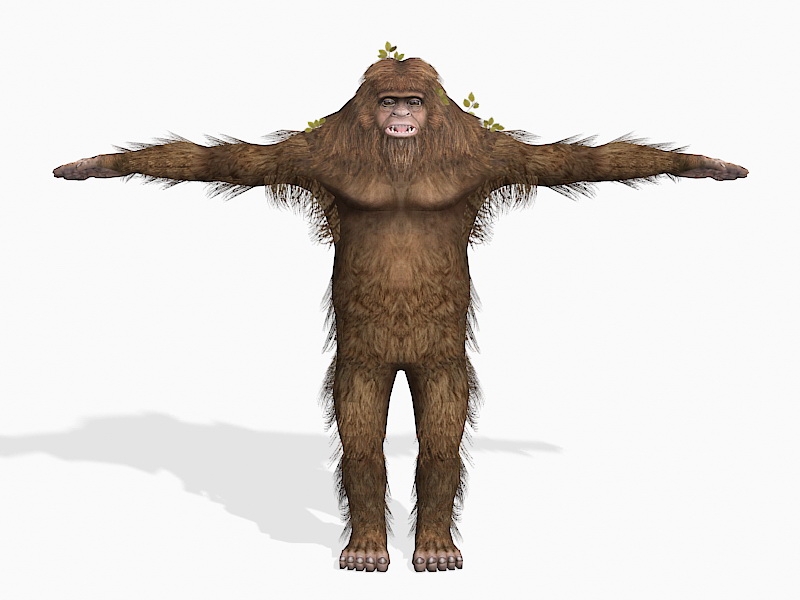 North American Sasquatch 3d model download — 3D model download