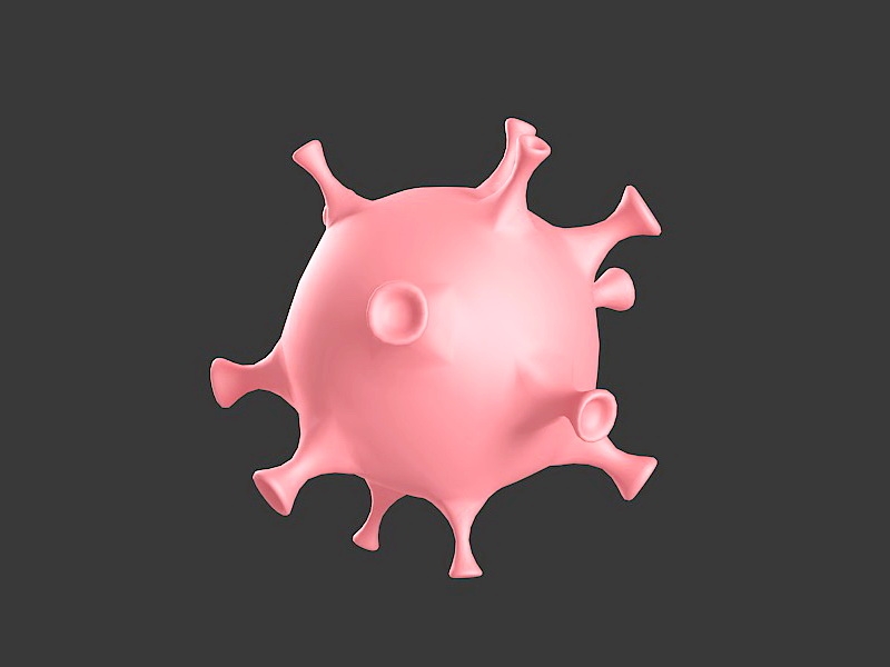 Coronavirus Disease (COVID-19) 3d model download — 3D model download