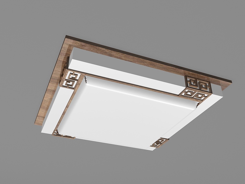 Chinese Style Ceiling Lights 3d model download — 3D model download