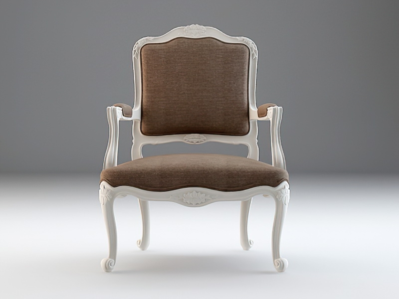 Oxford Accent Chair 3d model download — 3D model download