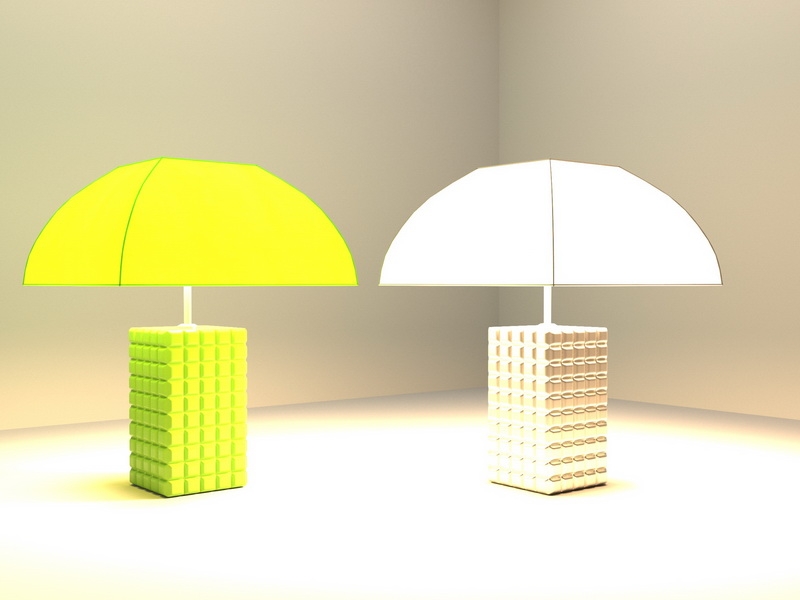 Designer Table Lamps 3d model download — 3D model download