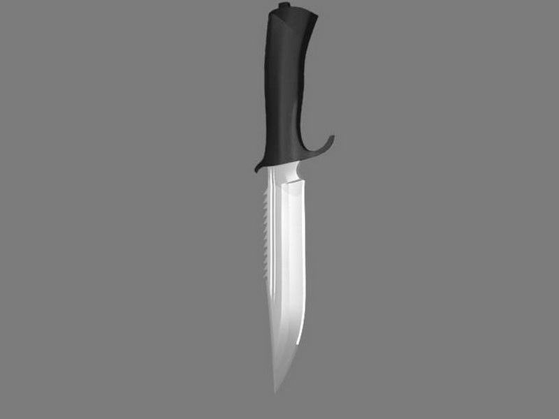 Combat Tactical Knife 3d model download — 3D model download