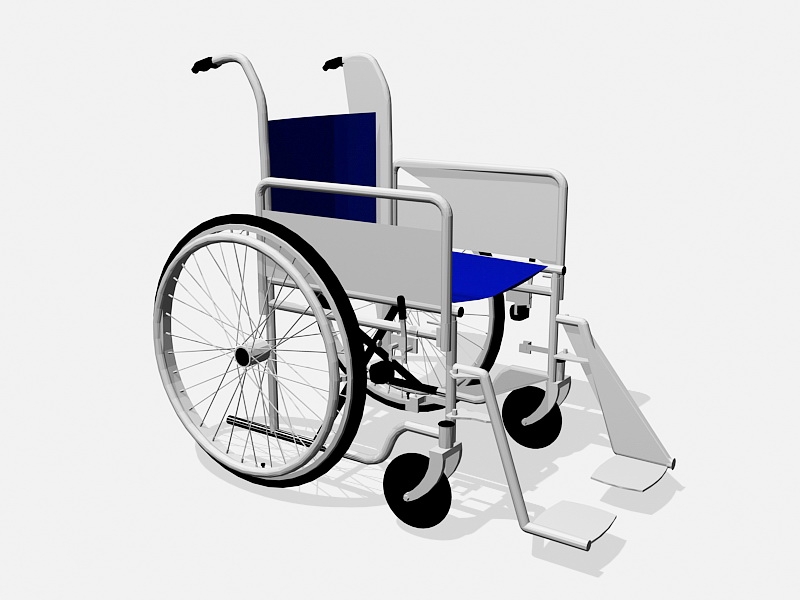 Standard Wheelchair 3d model download — 3D model download