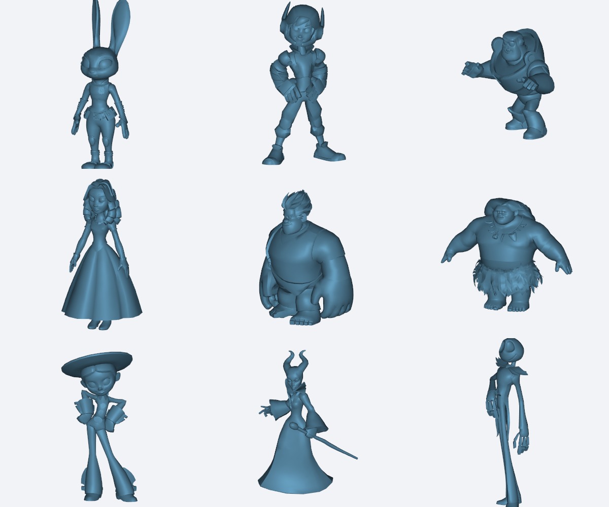 Disney Infinity — Character & Vehicle Collection — 3D model download