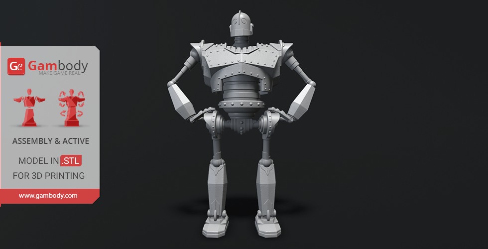 The Iron Giant — Assembly Figure — 3D model download