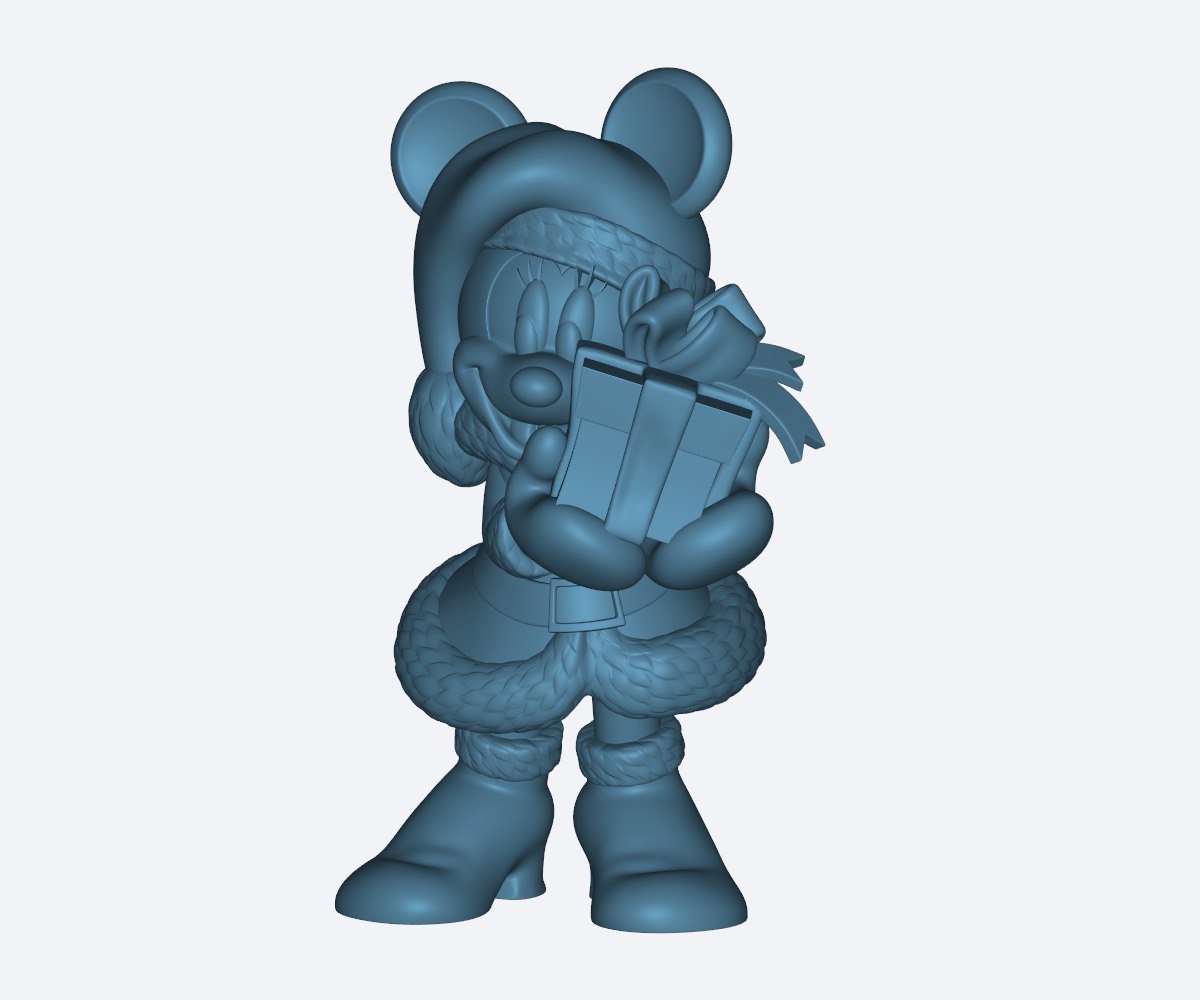 Minnie Mouse — Christmas Gifts Figure — 3D model download