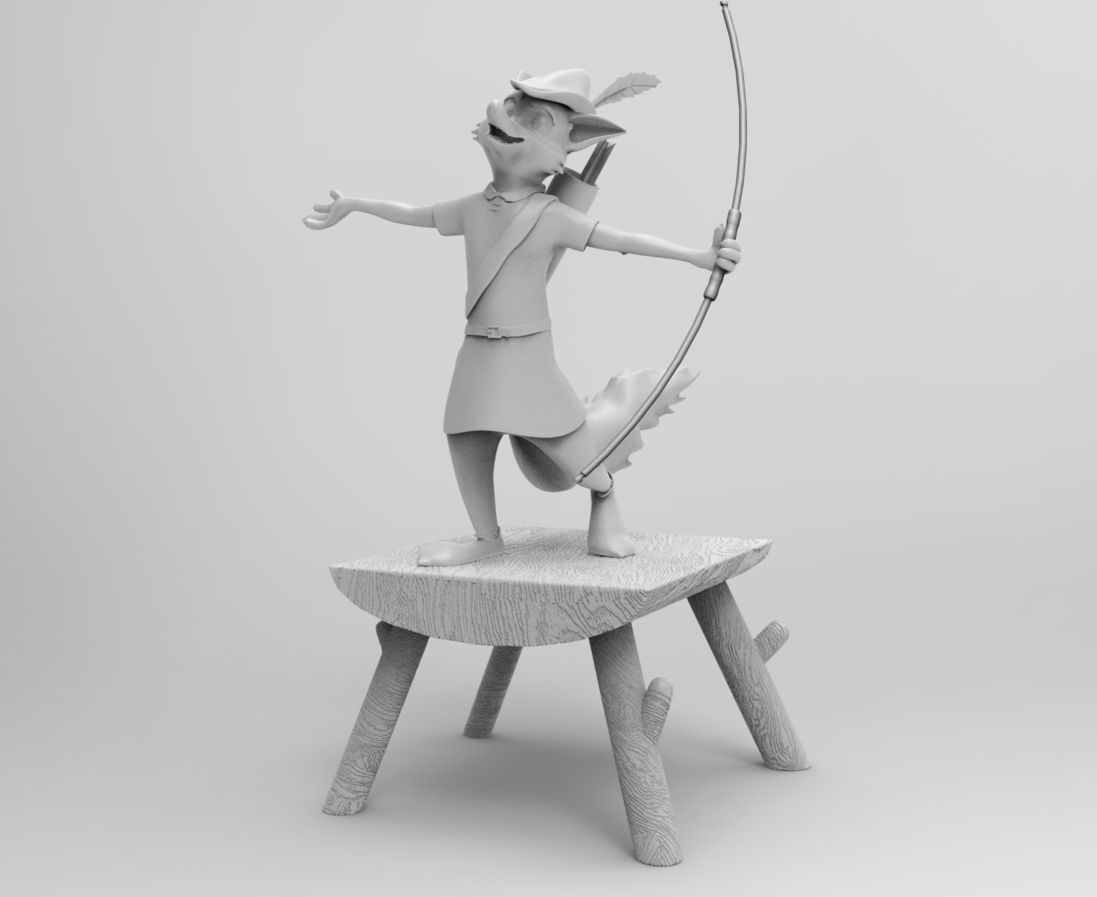 Robin Hood — Archer Figure — 3D model download