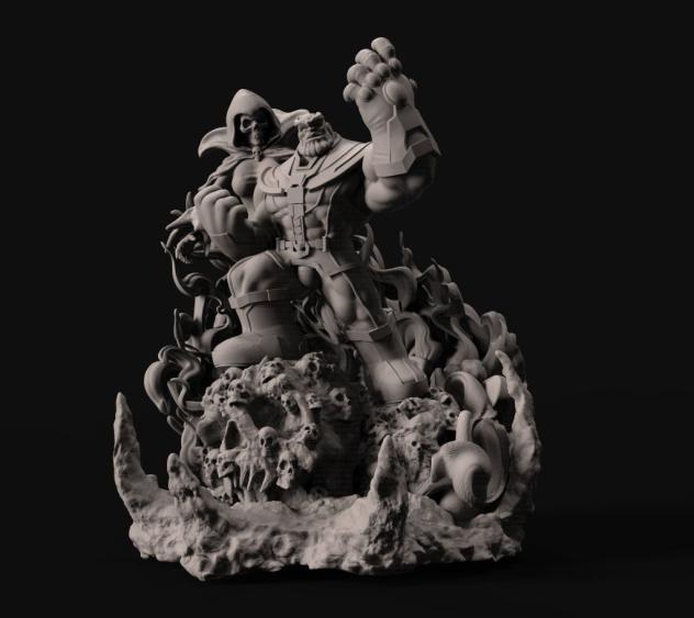Thanos and Death — 3D model download