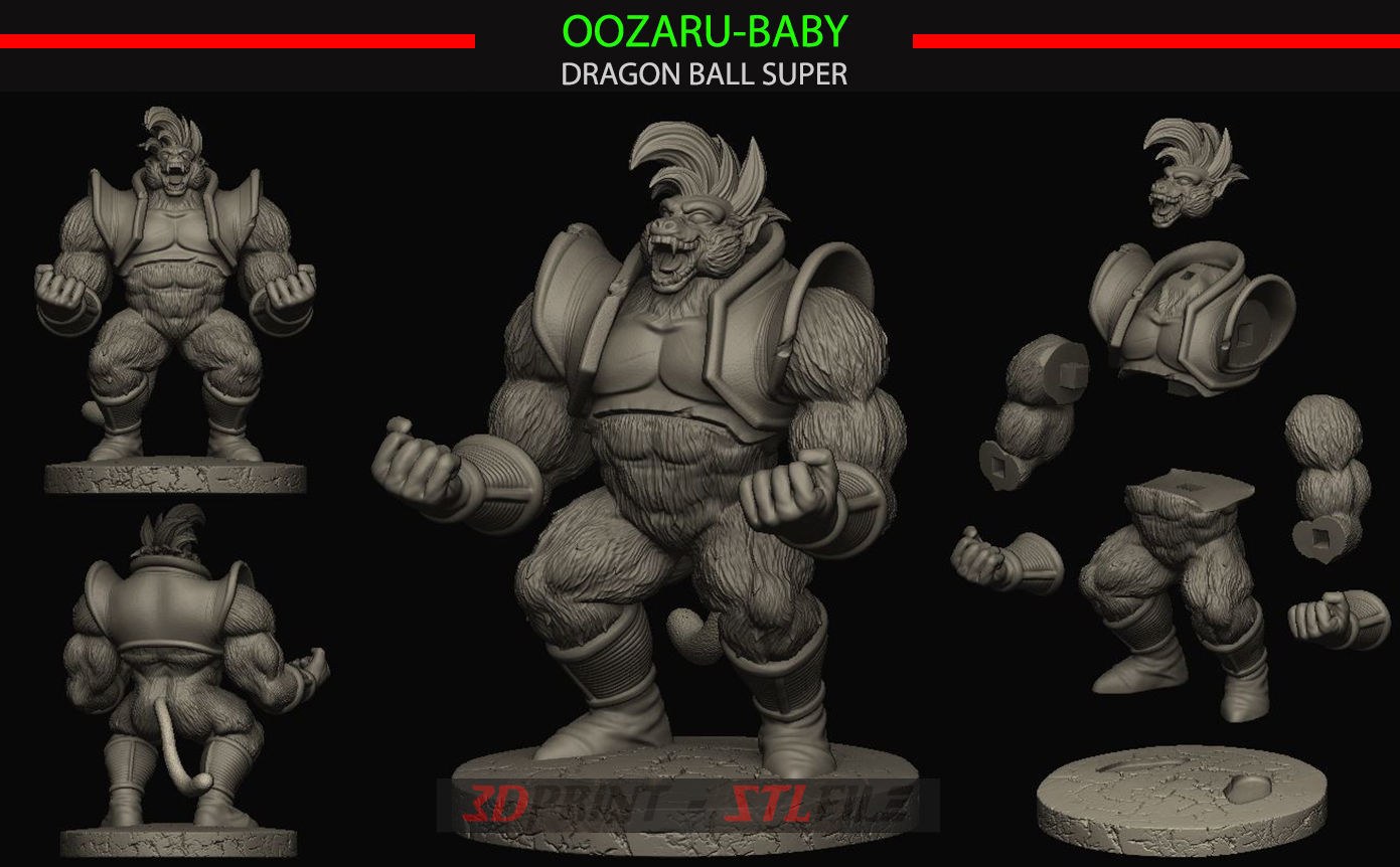 Oozaru - BABY - Dragonball Fighter — 3D model download