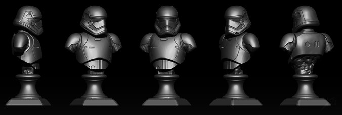 130 trooper-bust — 3D model download