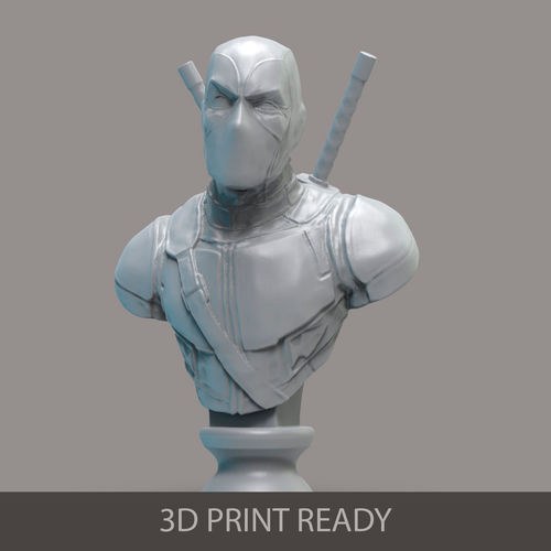 54 deadpool-bust — 3D model download