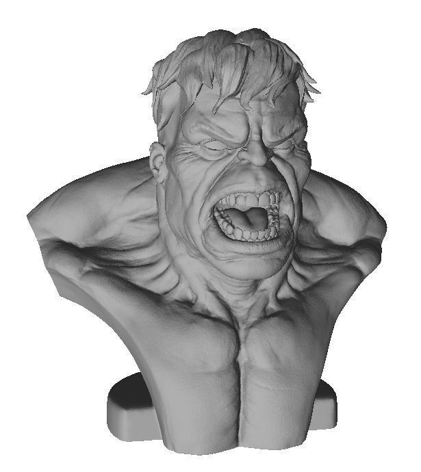 hulk---bust — 3D model download