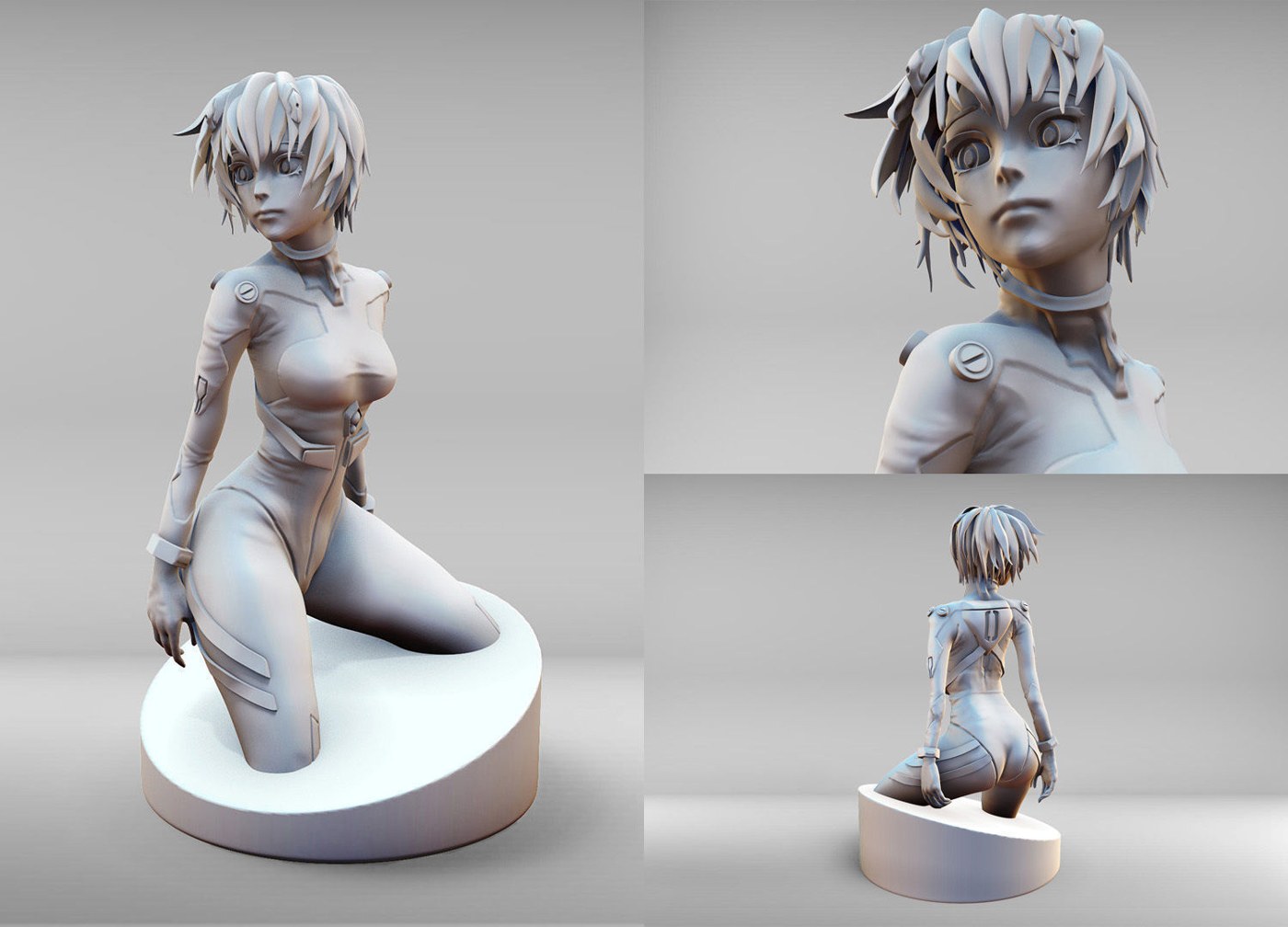 rei-ayanami — 3D model download