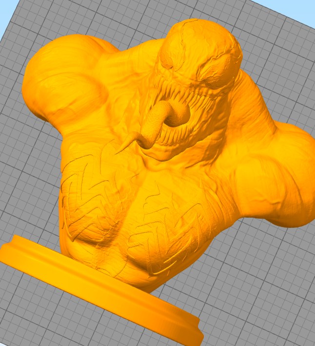 venom bust — 3D model download