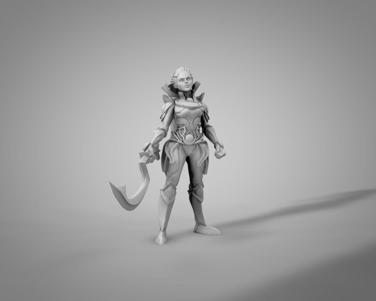 Diana League of Legends — 3D model download