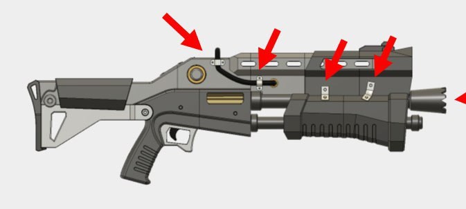 Fortnite Tactical Shotgun — 3D model download