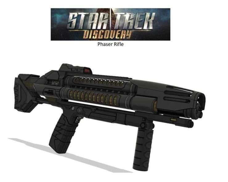 Star Trek Discovery Phaser Rifle — 3D model download