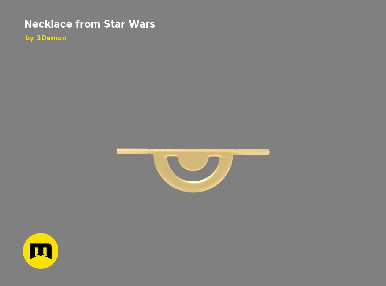 Star Wars - Emilia Clarke necklace — 3D model download