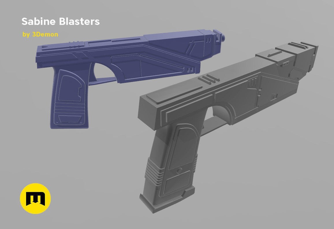Star Wars - Sabine Blasters — 3D model download