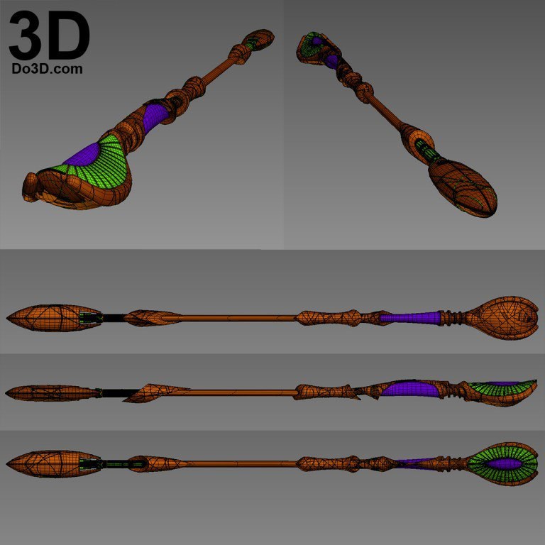 Stargate Ma Tok Staff Weapon DO3D — 3D model download