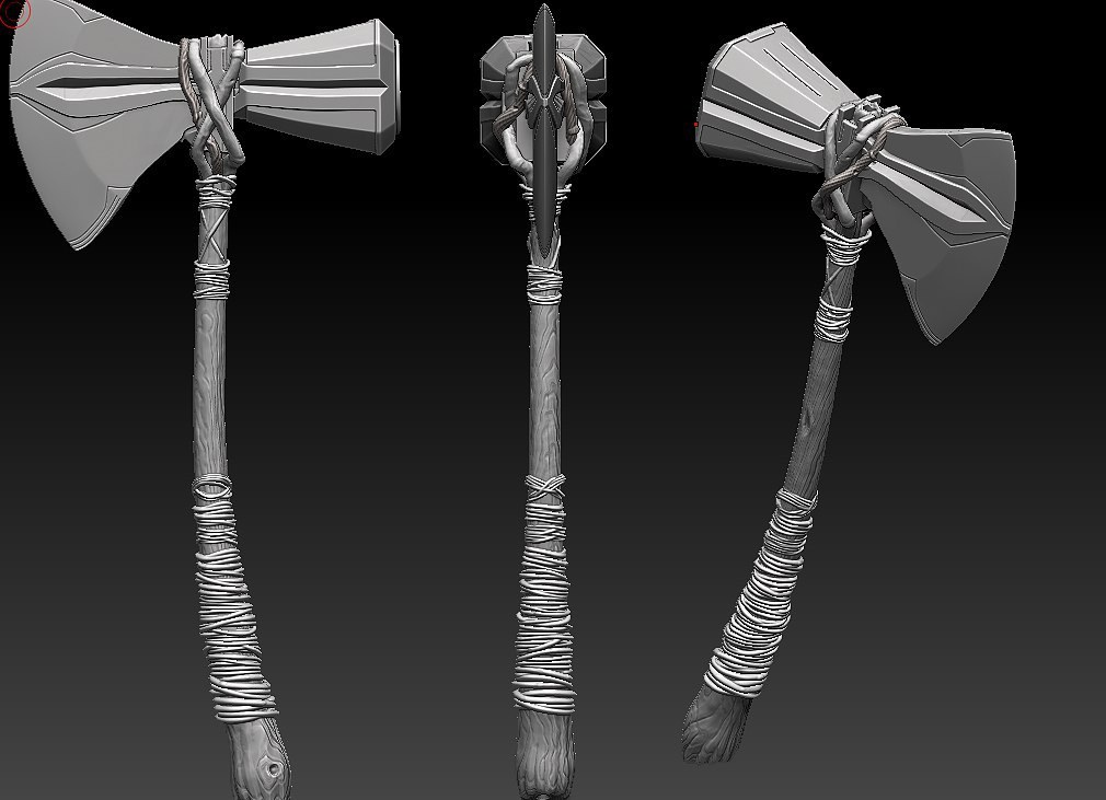 Stormbreaker Thor Infinity War Axe — 3D model download