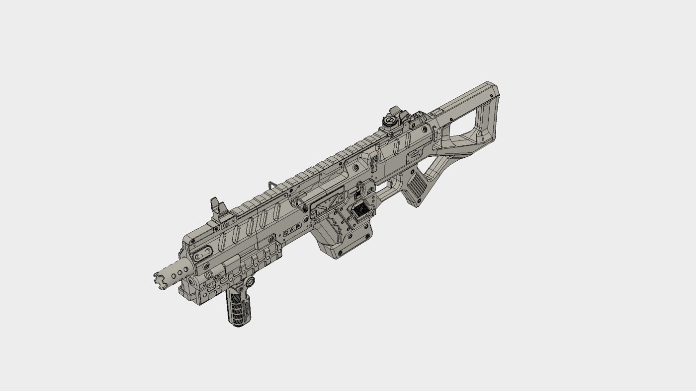 Titanfall 2 Car SMG — 3D model download