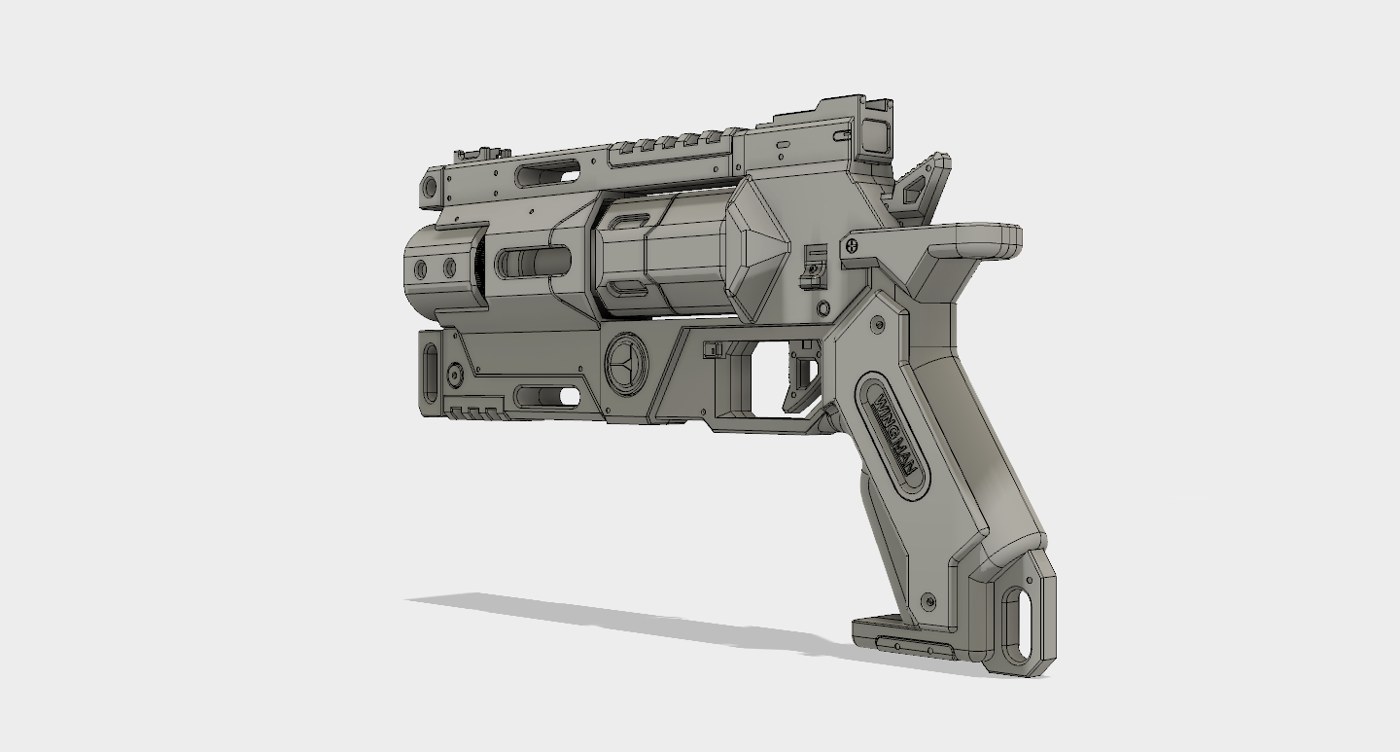 Wingman Apex Pistol — 3D model download