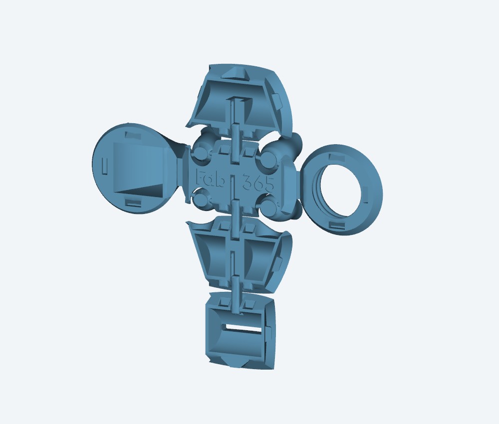 Fab365 Foldable Piggy Bank — 3D model download