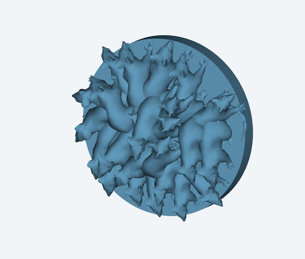 Swarm of Rats — 3D model download