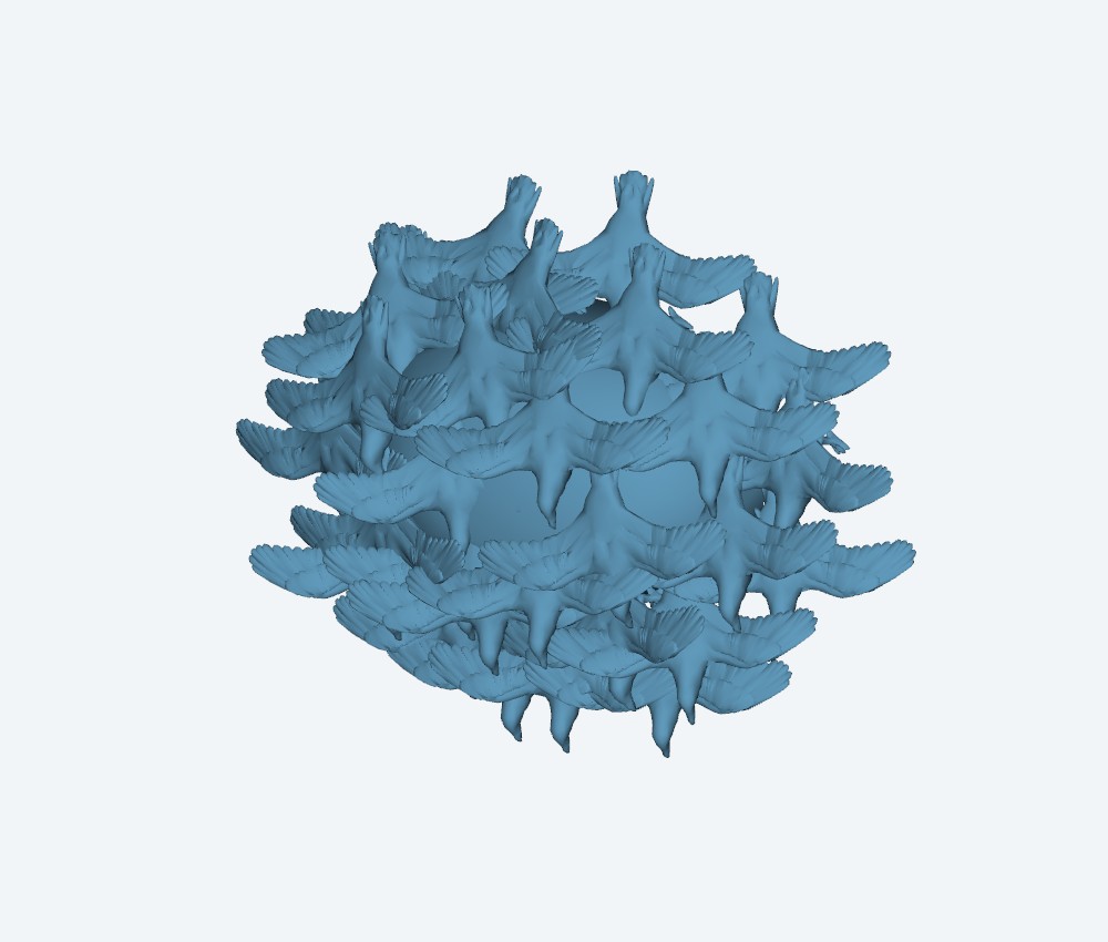 Swarm of Ravens — 3D model download