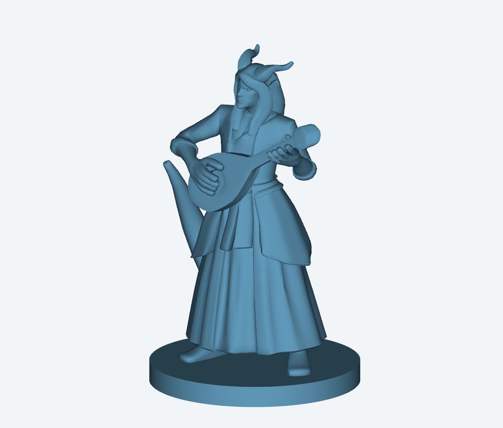 Tiefling Bard 2 — 3D model download