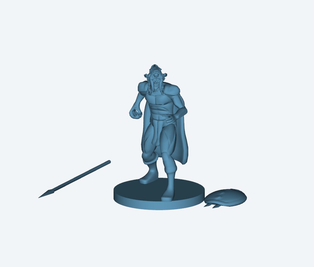 Tribal Warrior — 3D model download