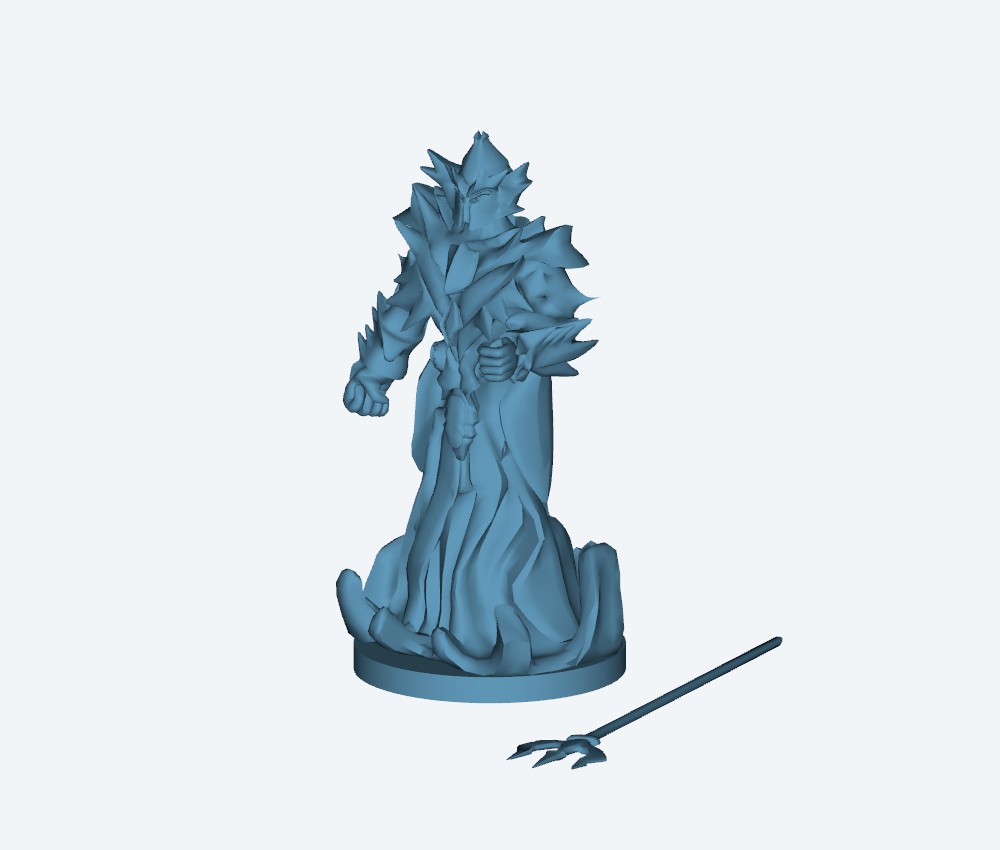 Water Elemental Myrmidon — 3D model download