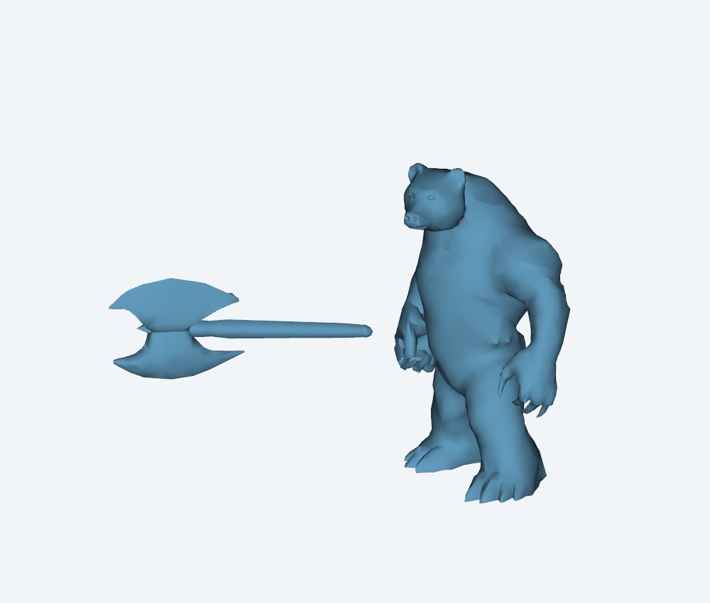 Wearbearxe — 3D model download
