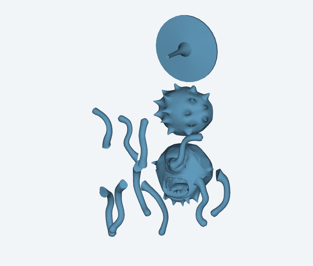 Zombie Beholder — 3D model download
