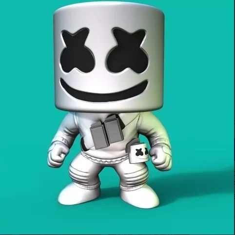 Marshmello — 3D model download
