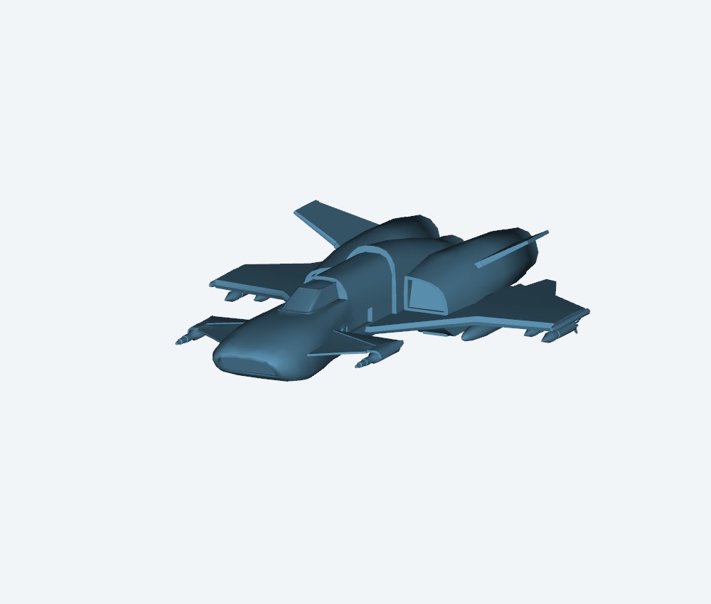 Art Station - Battlestar Galactica Squadrons - Zambi — 3D model download