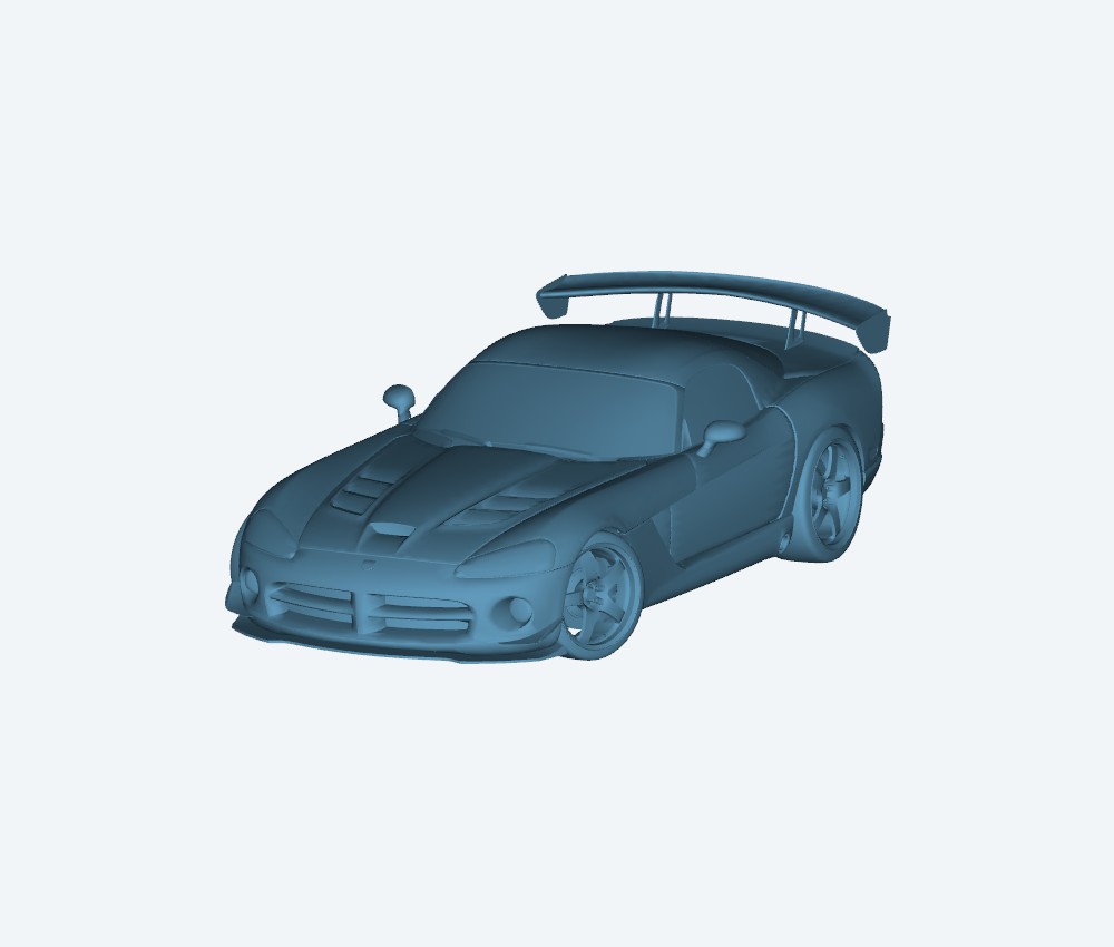 Art Station - Dodge Viper SRT10 ACR edition 3 — 3D model download