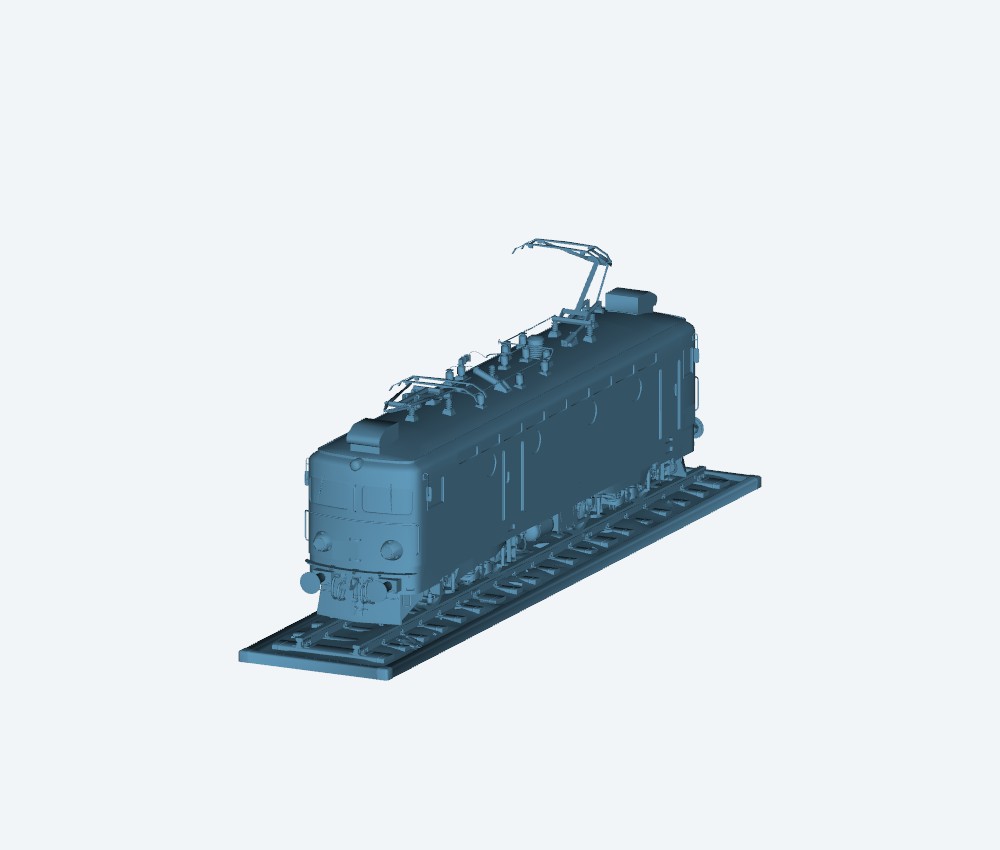 Art Station - Electric locomotive - model 441-316 [UE4] — 3D model download