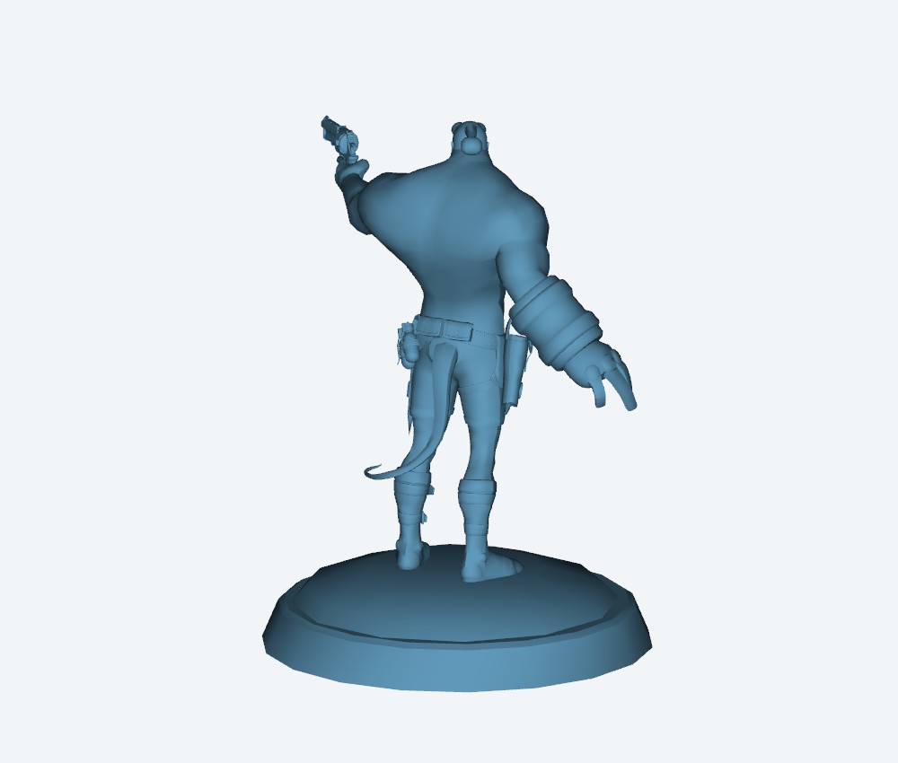 Hellboy Pose - Fan Art — 3D model download