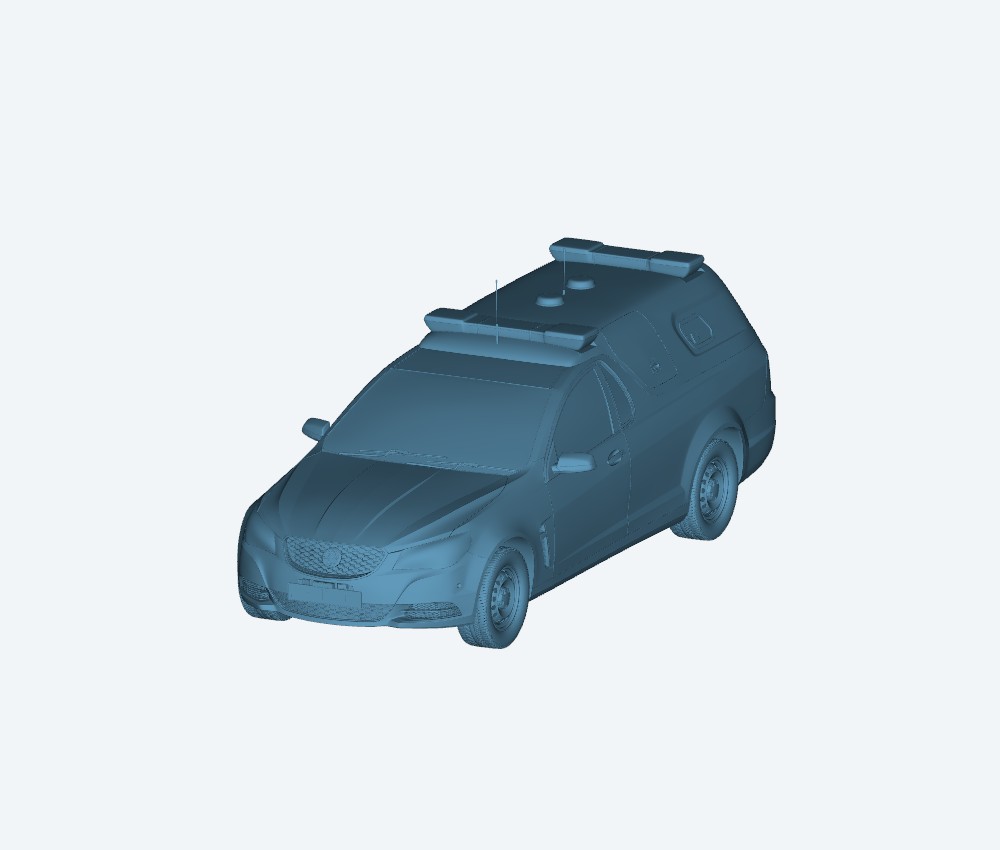 holden-commodore-ute-evoke-police-2013 — 3D model download