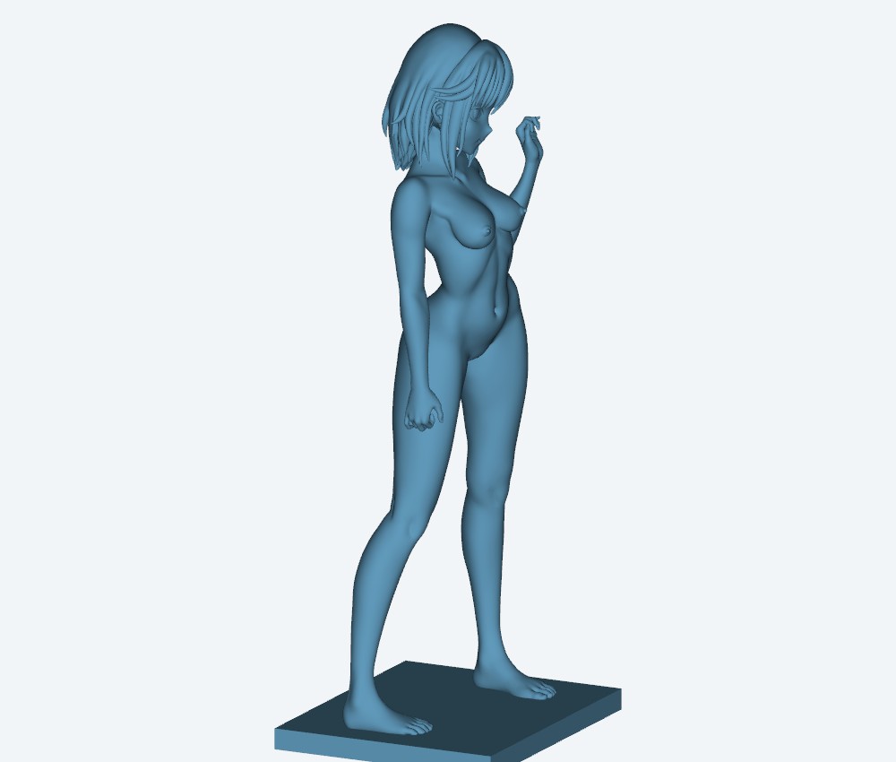 Anime Girl01 — 3D model download