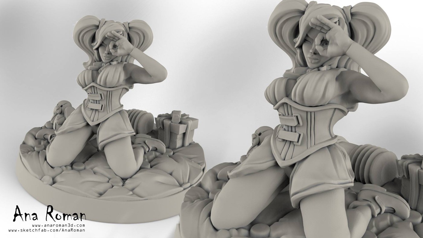 Bad Girl — 3D model download