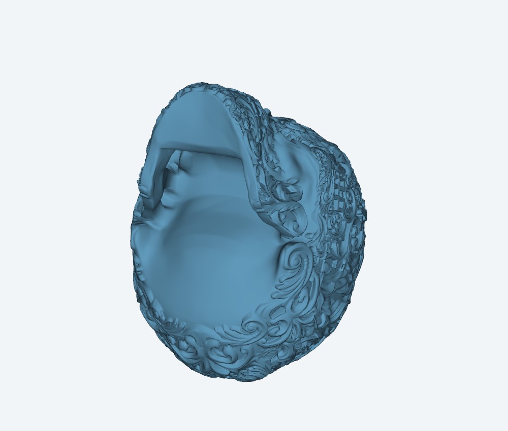 Skull Ornamental — 3D model download