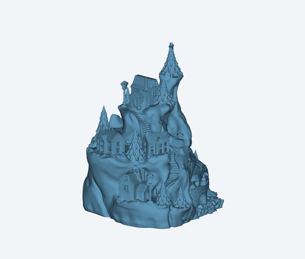 winter-wondertown — 3D model download